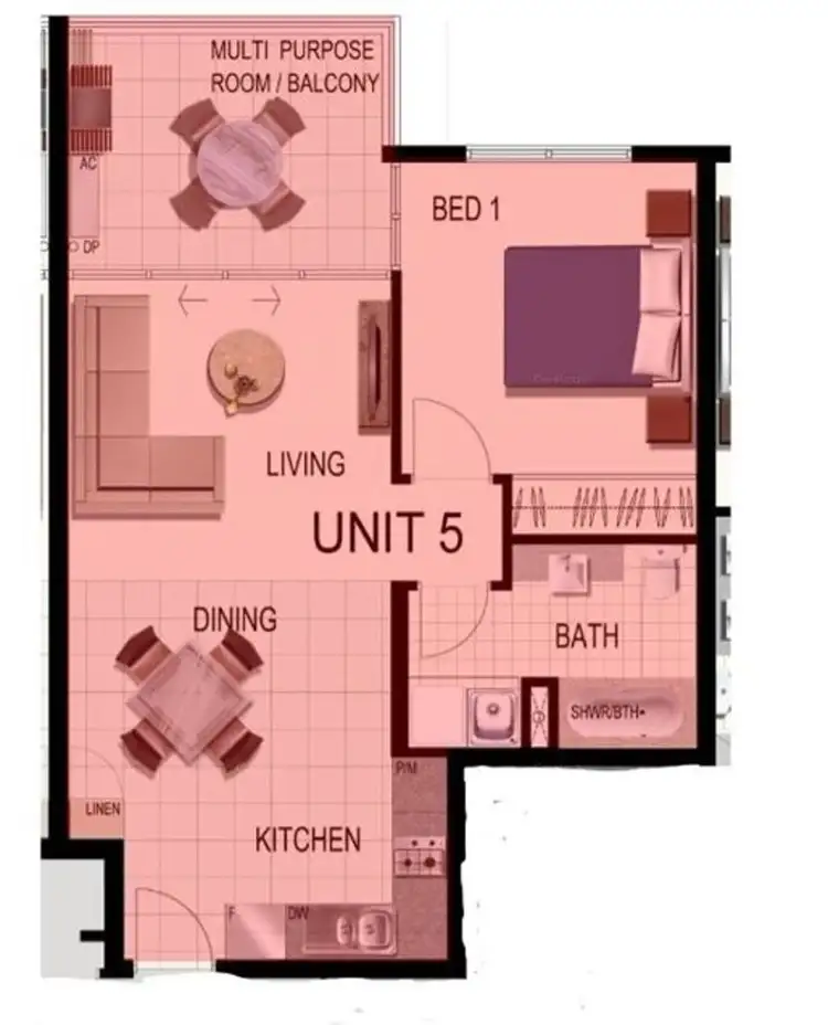 Floorplan of Homely house listing, 405/11 Ellenborough Street, Woodend QLD 4305