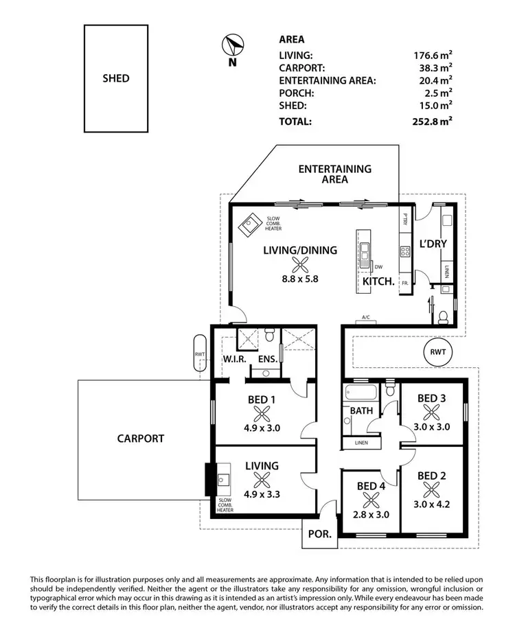 Floorplan of Homely house listing, 19 Thule Drive, Murray Bridge East SA 5253