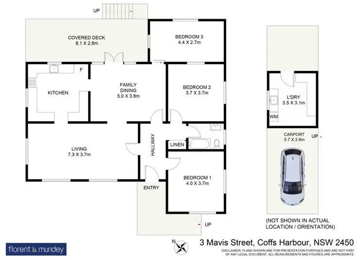 Floorplan of Homely house listing, 3 Mavis St, Coffs Harbour NSW 2450