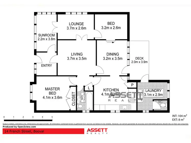 Floorplan of Homely house listing, 14 French Street, Booval QLD 4304