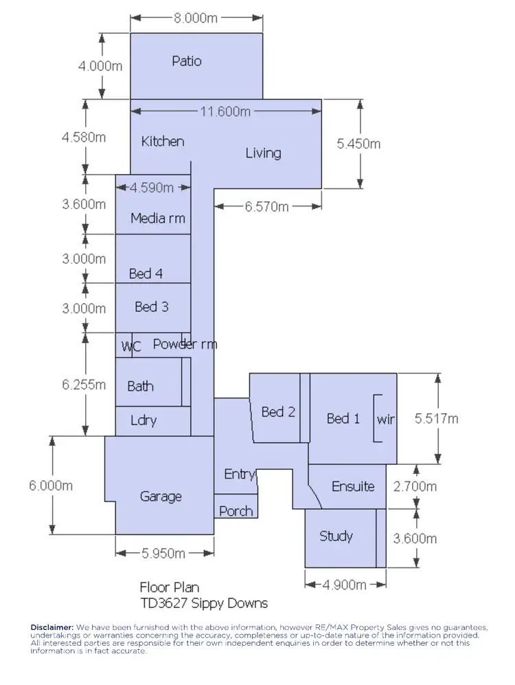 Floorplan of Homely house listing, 19 Regal Crescent, Sippy Downs QLD 4556