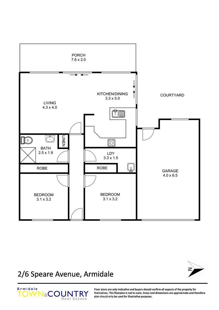 Floorplan of Homely house listing, 2/6 Speare Avenue, Armidale NSW 2350
