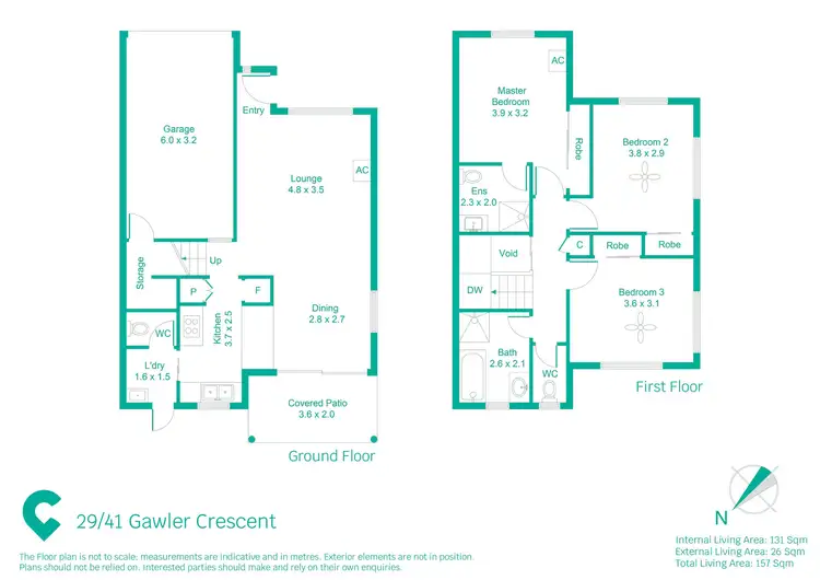 Floorplan of Homely townhouse listing, 29/41 Gawler Crescent, Bracken Ridge QLD 4017