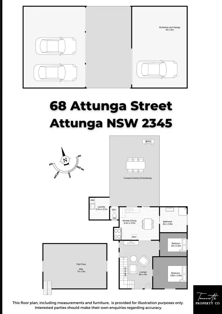 Floorplan of Homely house listing, 68 Attunga Street, Attunga NSW 2345