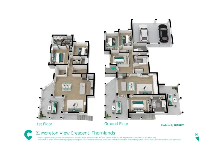 Floorplan of Homely house listing, 21 Moreton View Cres, Thornlands QLD 4164