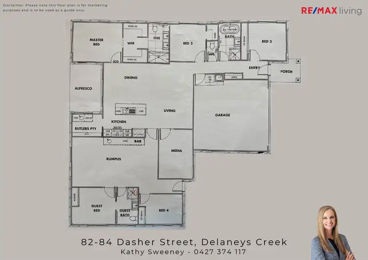 Floorplan of Homely house listing, 82-84 Dasher Street, Delaneys Creek QLD 4514
