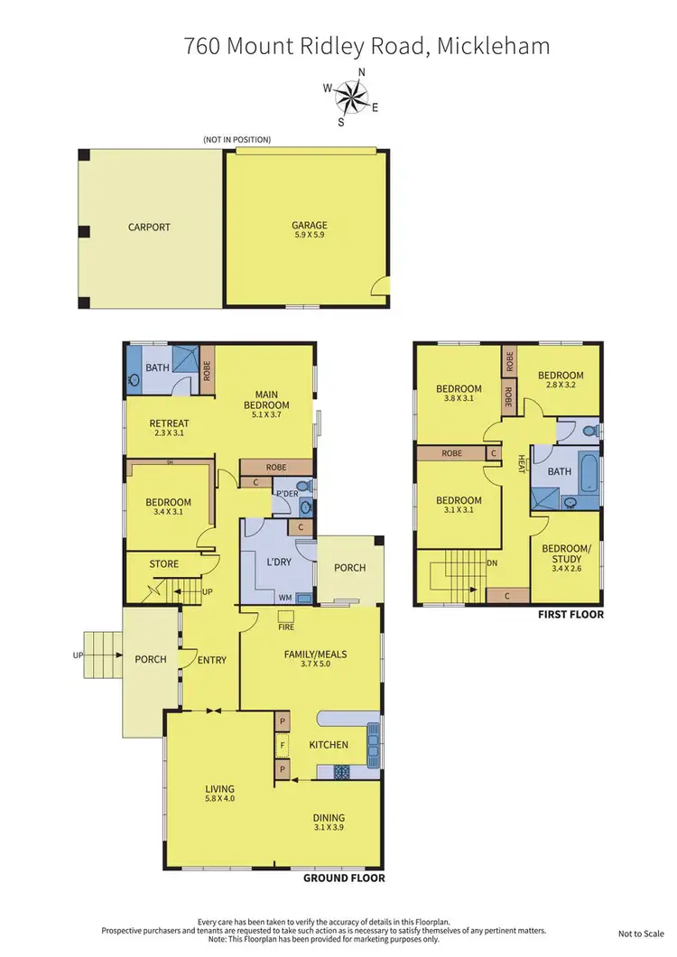 Floorplan of Homely rural property listing, 760 Mt Ridley Road, Mickleham VIC 3064