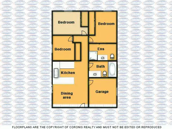 Floorplan of Homely townhouse listing, 808/2 Nicol Way, Brendale QLD 4500