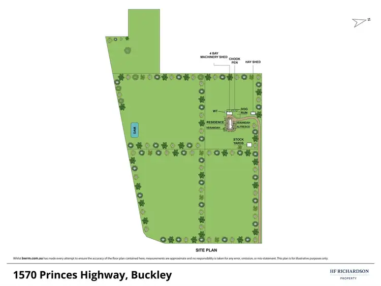 Floorplan of Homely rural property listing, 1570 Princes Highway, Buckley VIC 3240