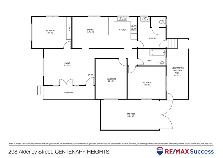 Floorplan of Homely house listing, 298 Alderley Street, Centenary Heights QLD 4350
