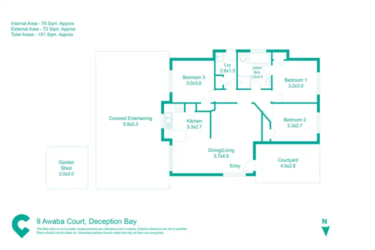 Floorplan of Homely house listing, 9 Awaba Court, Deception Bay QLD 4508