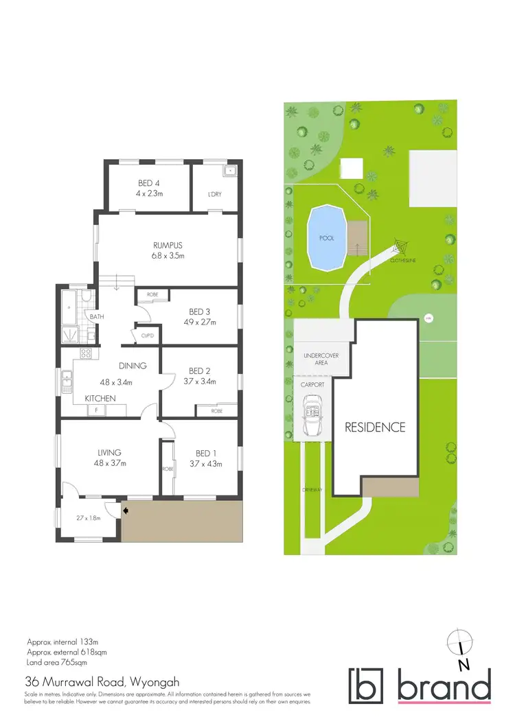 Floorplan of Homely house listing, 36 Murrawal Road, Wyongah NSW 2259