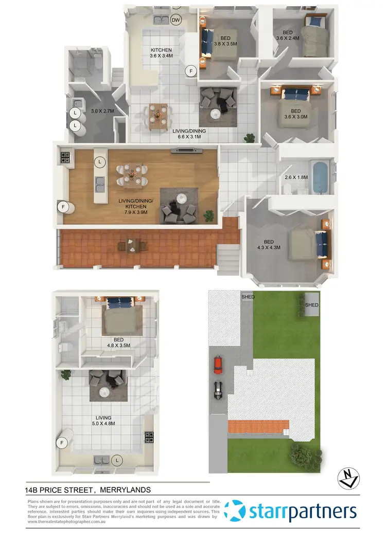 Floorplan of Homely house listing, 14b Price Street, Merrylands NSW 2160