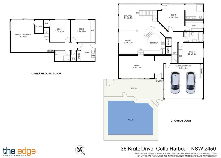 Floorplan of Homely house listing, 36 Kratz Drive, Coffs Harbour NSW 2450