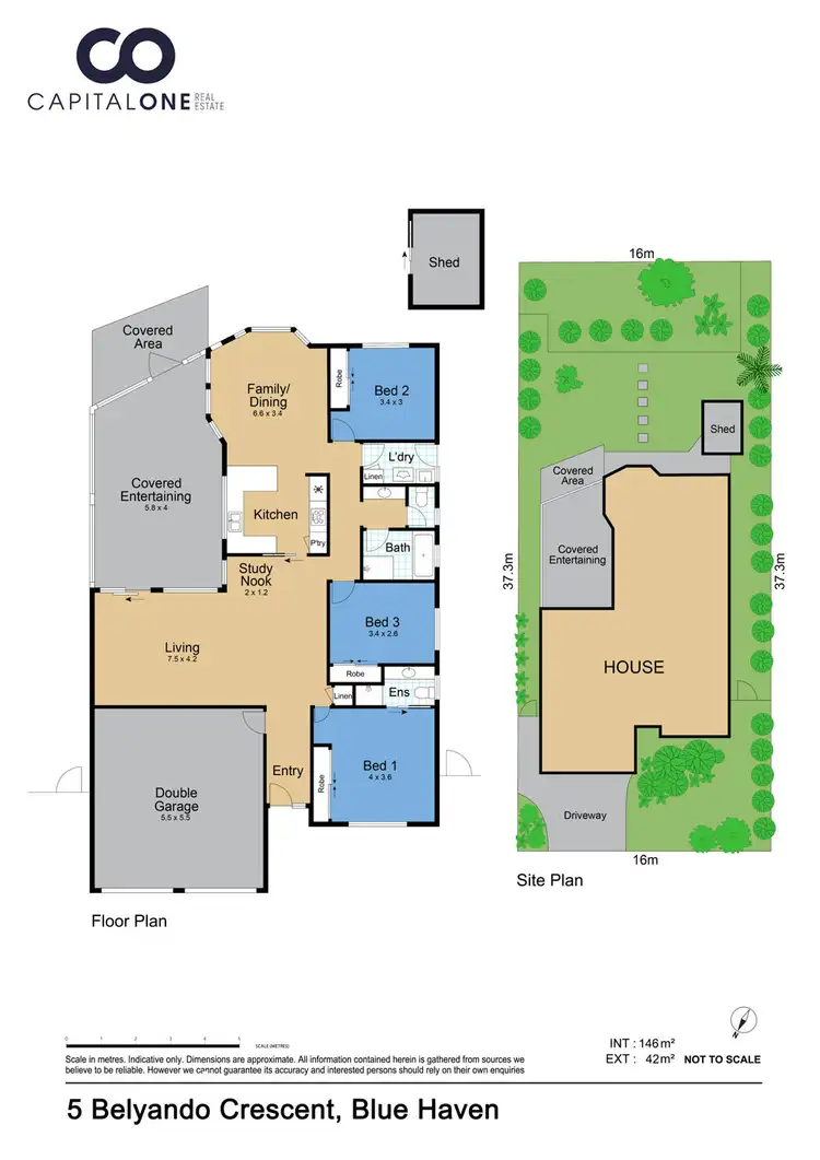 Floorplan of Homely house listing, 5 Belyando Crescent, Blue Haven NSW 2262