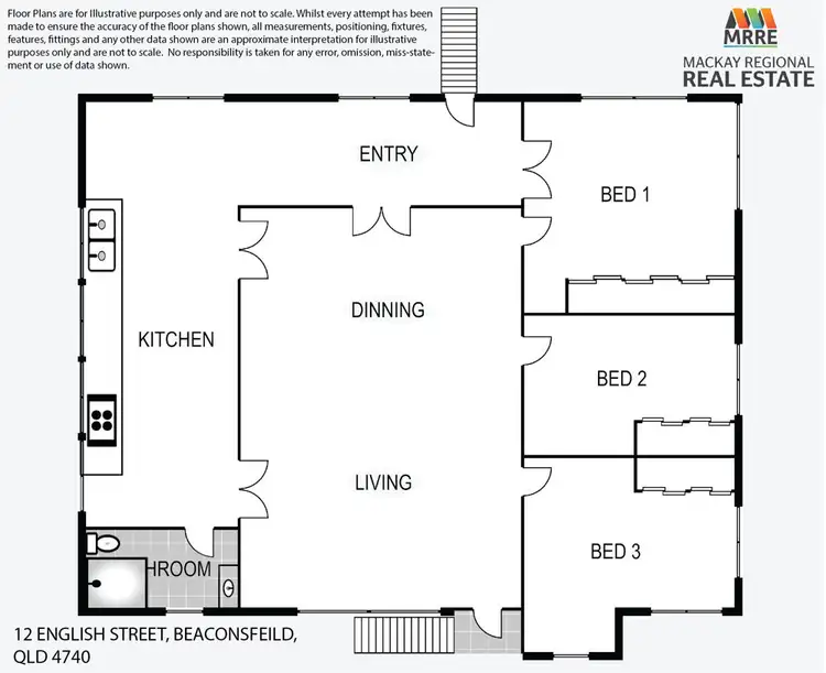 Floorplan of Homely house listing, 12 English Street, South Mackay QLD 4740