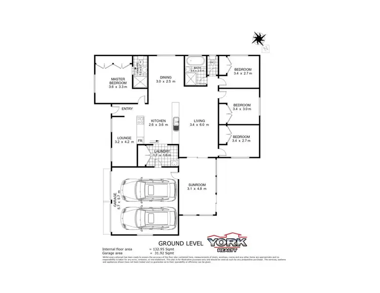 Floorplan of Homely house listing, 7 Dyson Drive, Darling Heights QLD 4350