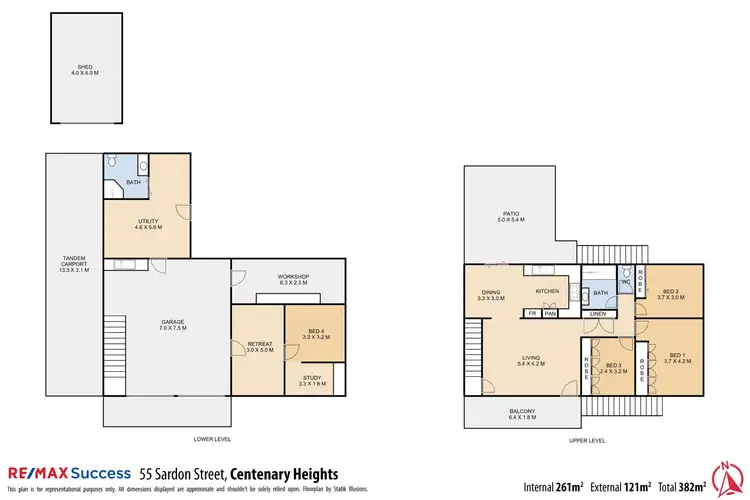 Floorplan of Homely house listing, 55 Sardon Street, Centenary Heights QLD 4350