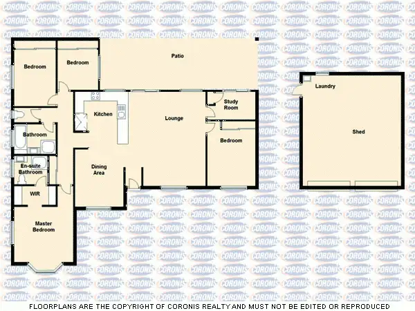 Floorplan of Homely rural property listing, 174 Golden Drive, Caboolture QLD 4510