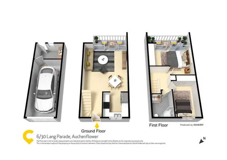 Floorplan of Homely unit listing, 6/30 Lang Parade, Auchenflower QLD 4066