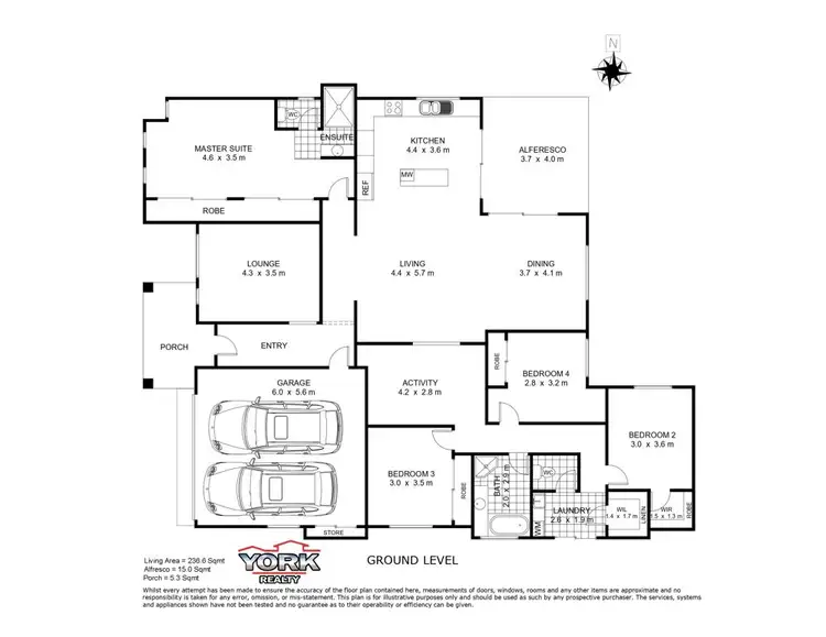 Floorplan of Homely house listing, 36 McBurnie Avenue, Highfields QLD 4352