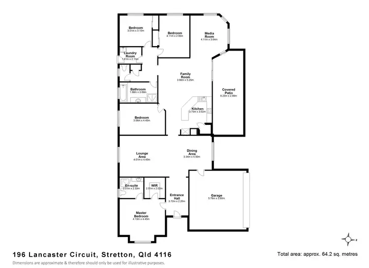 Floorplan of Homely house listing, 196 Lancaster Circuit, Stretton QLD 4116