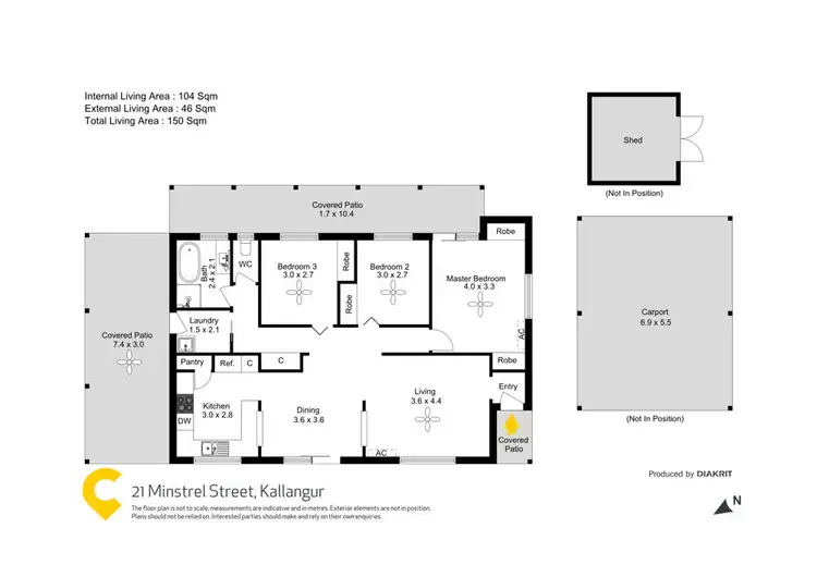 Floorplan of Homely house listing, 21 Minstrel Street, Kallangur QLD 4503