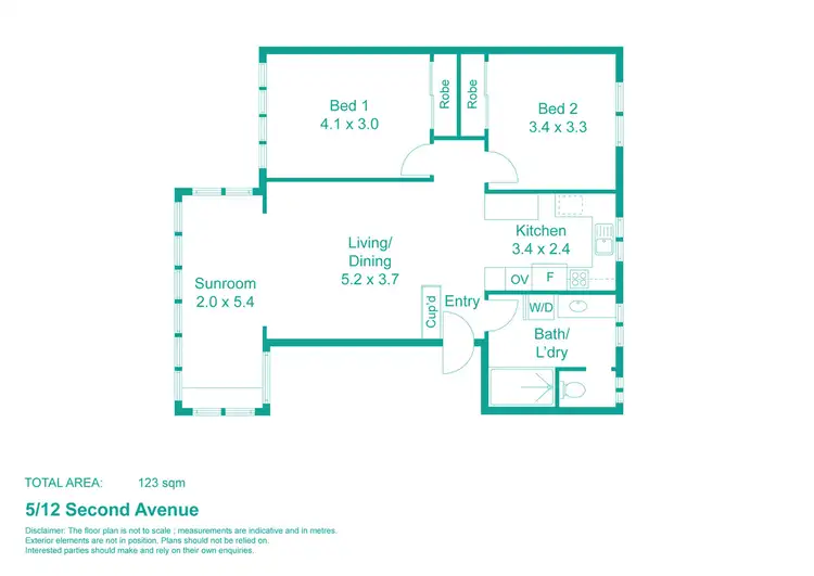 Floorplan of Homely unit listing, 5/12 Second Avenue, Maroochydore QLD 4558