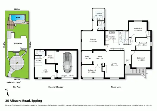 Floorplan of Homely house listing, 25 Albuera Road, Epping NSW 2121