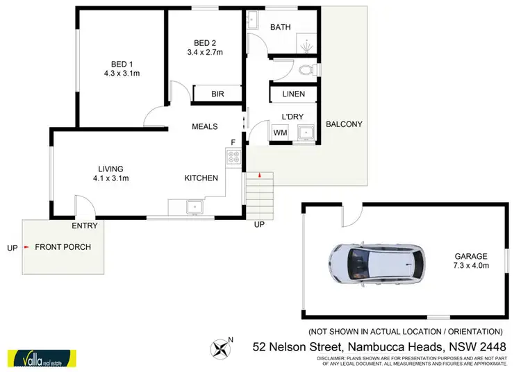 Floorplan of Homely house listing, 52 NELSON STREET, Nambucca Heads NSW 2448
