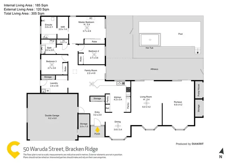 Floorplan of Homely house listing, 50 Waruda Street, Bracken Ridge QLD 4017