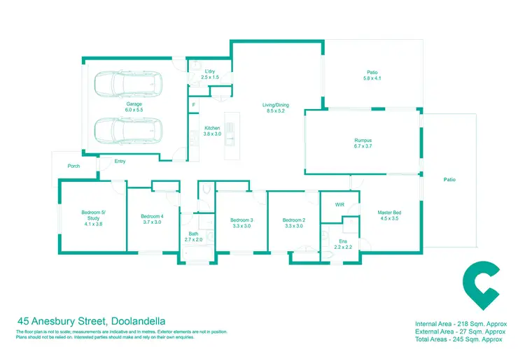 Floorplan of Homely house listing, 45 Anesbury Street, Doolandella QLD 4077