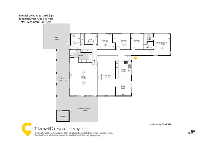 Floorplan of Homely house listing, 7 Tarawill Crescent, Ferny Hills QLD 4055
