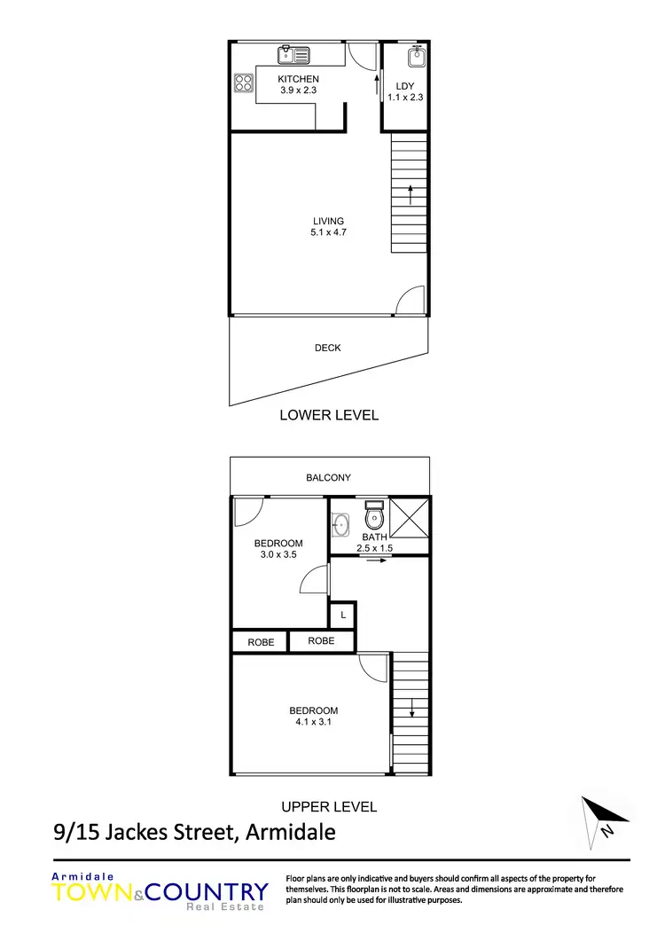 Floorplan of Homely townhouse listing, 9/15 Jackes Street, Armidale NSW 2350