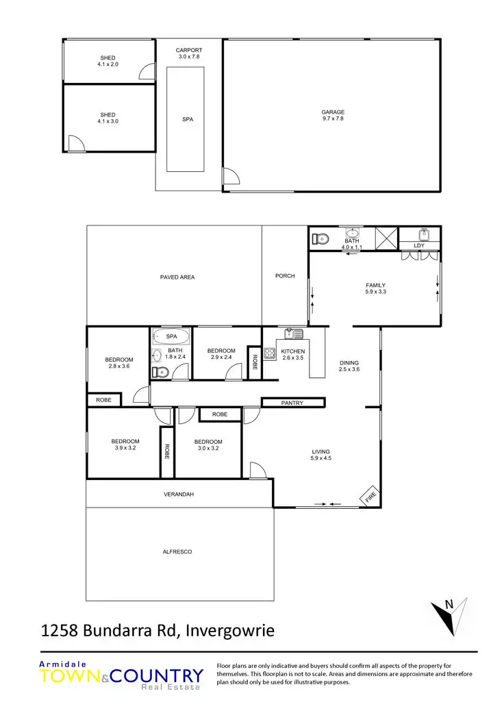 Floorplan of Homely rural property listing, 1258 Bundarra Road, Armidale NSW 2350