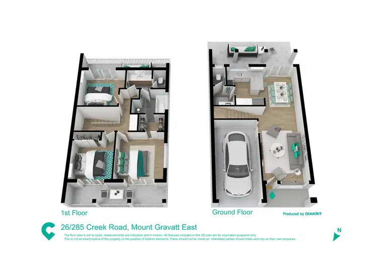 Floorplan of Homely townhouse listing, 26/285 Creek Road, Mount Gravatt East QLD 4122