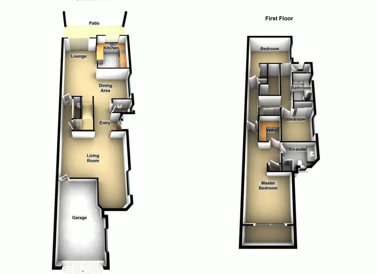 Floorplan of Homely semi-detached listing, 40a Buruda Street, Chermside QLD 4032