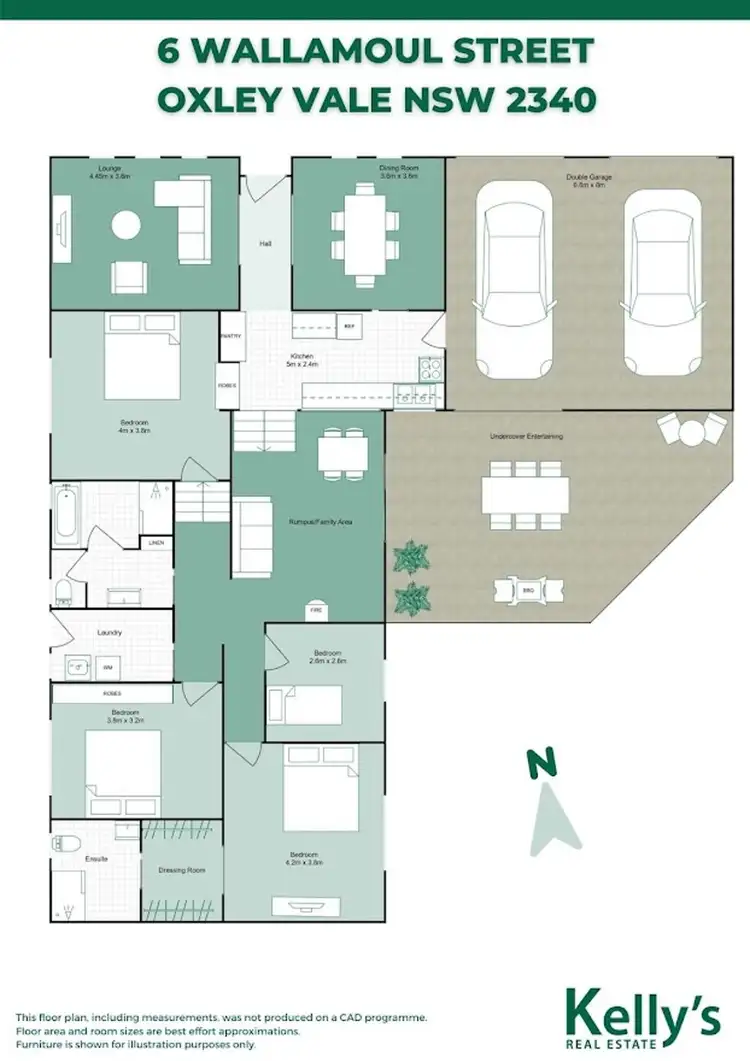 Floorplan of Homely house listing, 6 Wallamoul Street, Oxley Vale NSW 2340