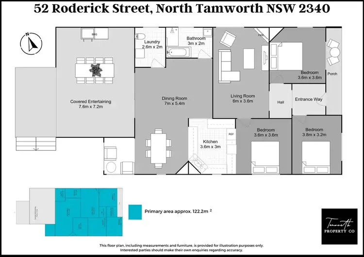 Floorplan of Homely house listing, 52 Roderick Street, Tamworth NSW 2340