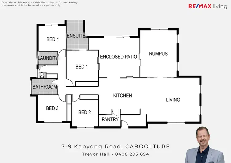 Floorplan of Homely house listing, 7-9 Kapyong Road, Caboolture QLD 4510