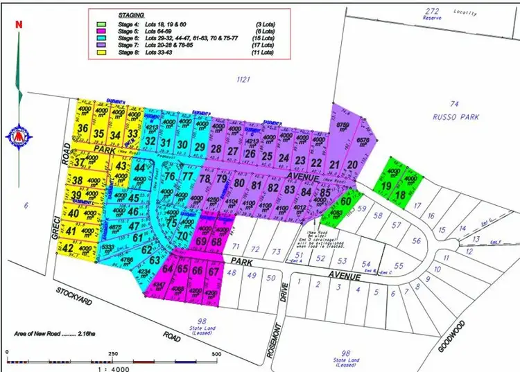 Floorplan of Homely land listing, Lots 18 - 85 Park Avenue, North Isis QLD 4660