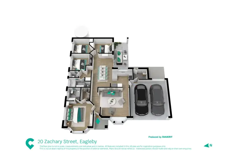 Floorplan of Homely house listing, 20 Zachary Street, Eagleby QLD 4207