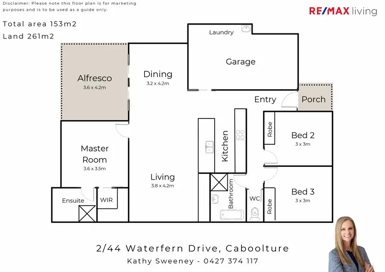 Floorplan of Homely house listing, 2/44 Water Fern Drive, Caboolture QLD 4510