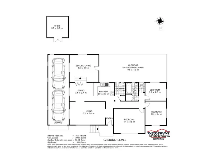 Floorplan of Homely house listing, 6 McNamara Street, Centenary Heights QLD 4350