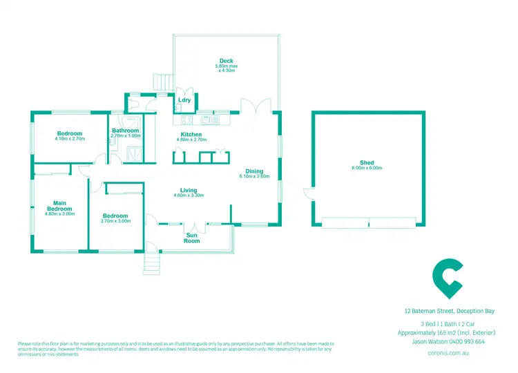 Floorplan of Homely house listing, 12 Bateman Street, Deception Bay QLD 4508