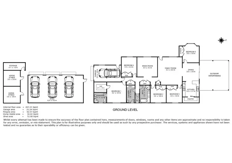Floorplan of Homely rural property listing, 2 Old Goombungee Road, Birnam QLD 4352