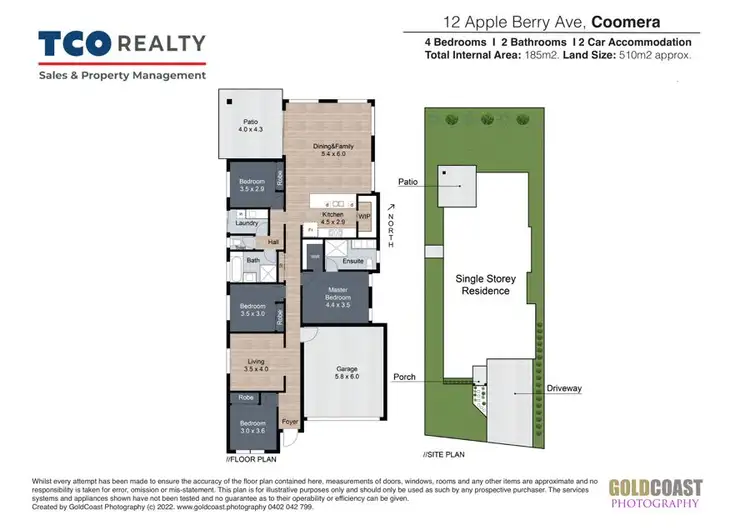 Floorplan of Homely house listing, 12 Apple Berry Avenue, Coomera QLD 4209