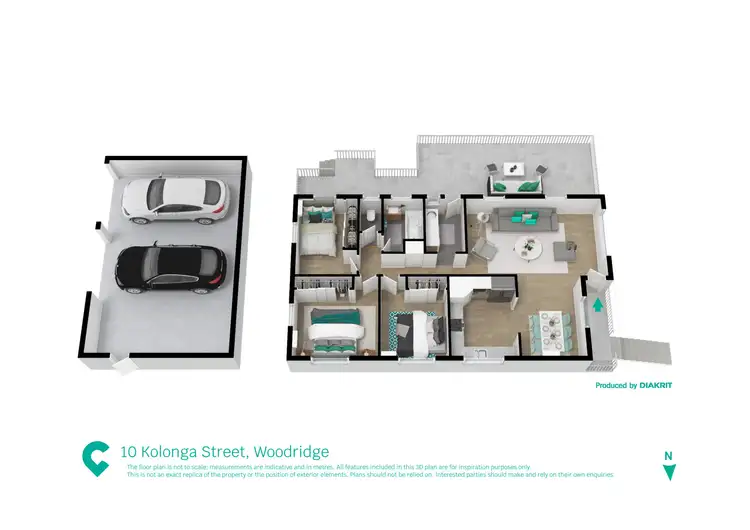 Floorplan of Homely house listing, 10 Kolonga Street, Woodridge QLD 4114