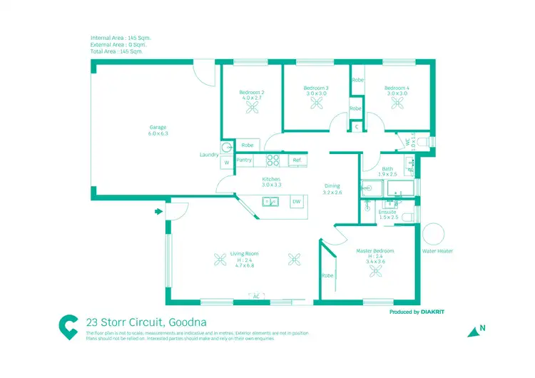 Floorplan of Homely house listing, 23 Storr Circuit, Goodna QLD 4300