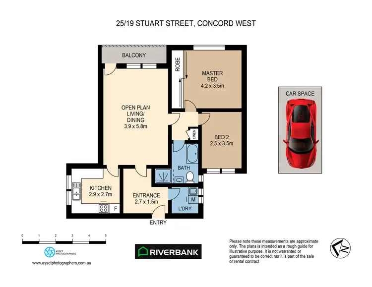 Floorplan of Homely unit listing, 25/19-21 Stuart Street, Concord West NSW 2138